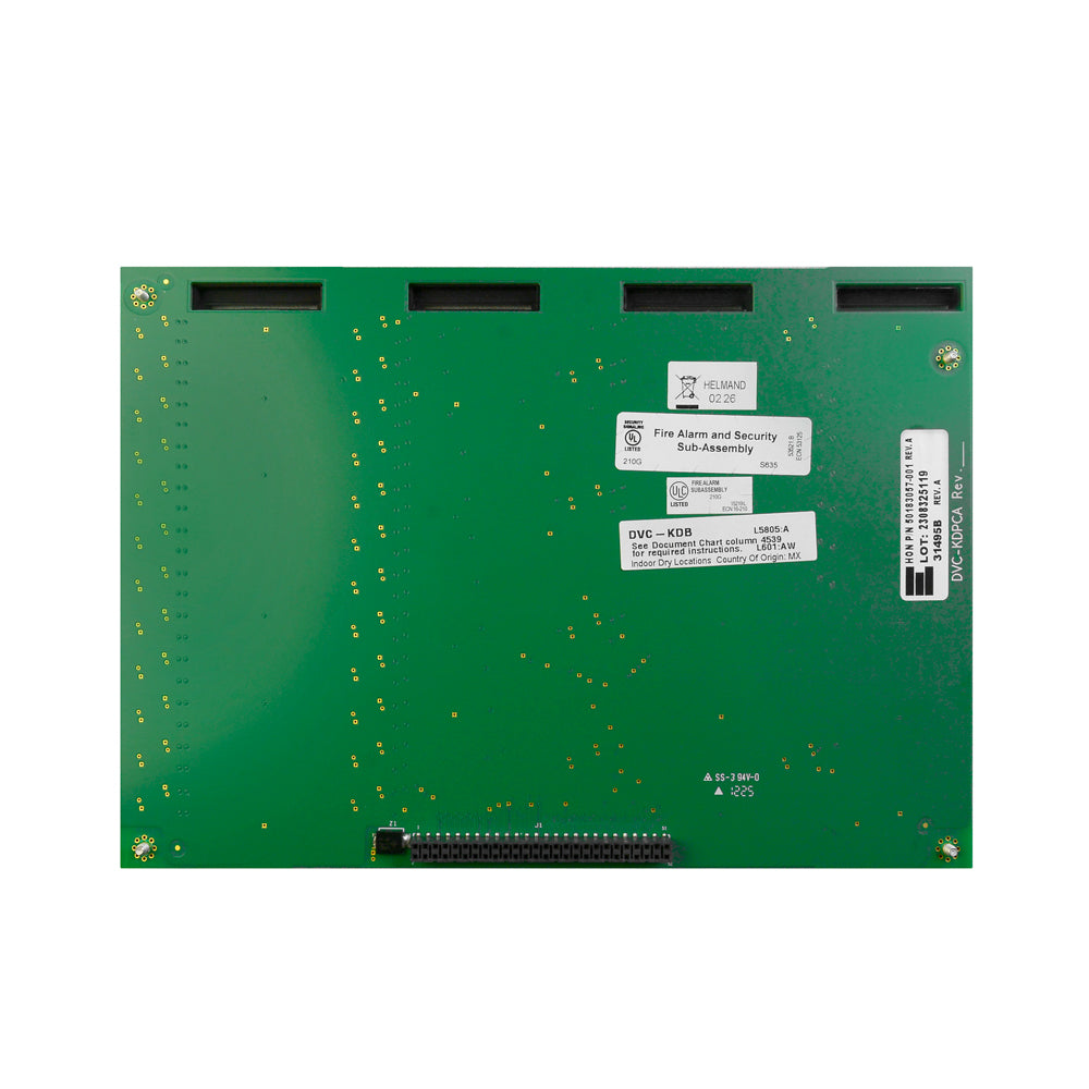 NOTIFIER DVC-KDB Teclado para unidad de comando de voz (DVC-EM), color negro para paneles Inspire