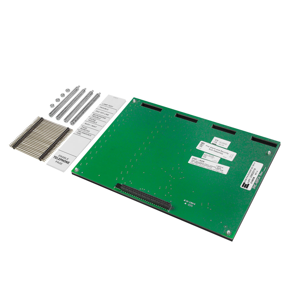 NOTIFIER DVC-KDB Teclado para unidad de comando de voz (DVC-EM), color negro para paneles Inspire