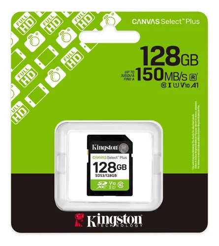 KINGSTON SDS2/128GB Memoria SD 128GB Select Plus C10 UHS-I