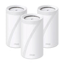 TP-LINK DECO BE85 (pacote com 3), pacote com 3 BE22000 Sistema WiFi Mesh Tri-Band para toda a casa. Compatível com Alexa e Google Assistant