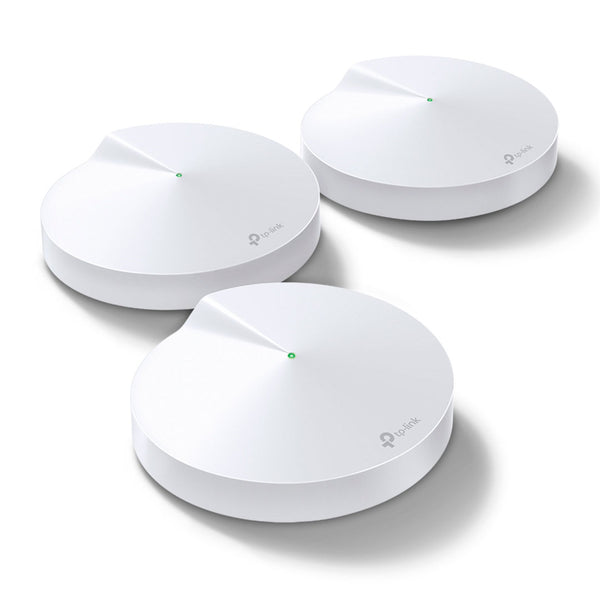 TP-LINK DECO M5 (3-pack) Pack x3 Sistema Wi-Fi MESH para todo el hogar AC1300 Doble banda. Control por voz Alexa