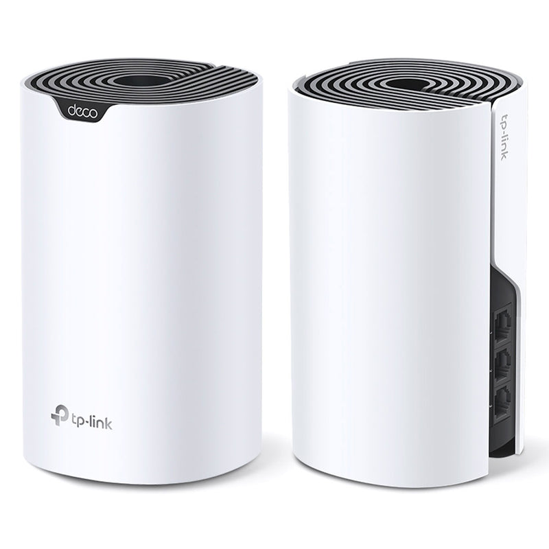 TP-LINK DECO S7 (2-pack) Pack x2 Sistema Wi-Fi Mesh Inteligente Doble Banda AC1900. Control por voz Alexa