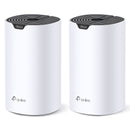 Pacote com 2 unidades do sistema Wi-Fi Smart Mesh TP-LINK DECO S7, banda dupla AC1900, controle de voz Alexa. Pacote x 2