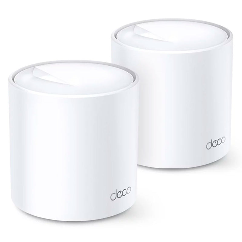 TP-LINK DECO X10(2-pack), Pack x2 Sistema Wi-Fi 6 MESH para todo el hogar AX1500. Doble Banda AI