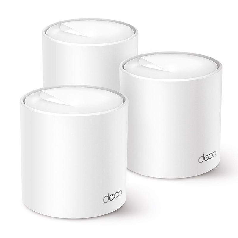 TP-LINK DECO X50(3-pack), Pack x3 Sistema WiFi 6 MESH para todo el hogar AX3000 Doble Banda AI