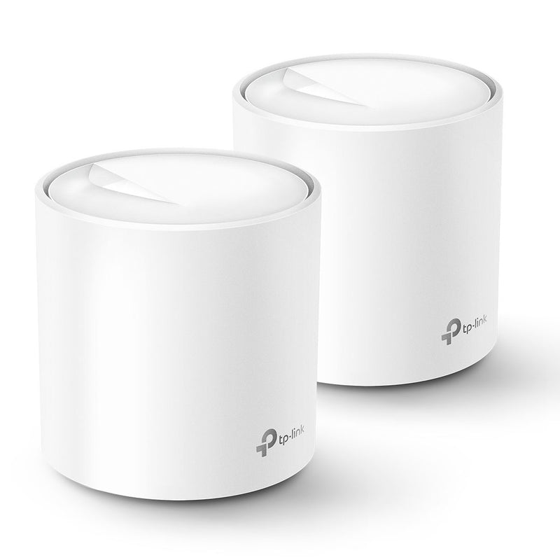 TP-LINK DECO X60(2-pack), Pack x2 Unidad Wi-Fi MESH para todo el hogar AX5400 6 Doble banda. Control por voz Alexa