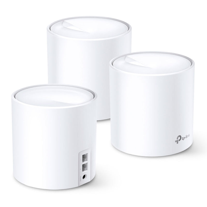 TP-LINK DECO X60(3-pack), Pack x3 Sistema Wi-Fi 6 MESH para todo el hogar AX3000. Control por voz Alexa