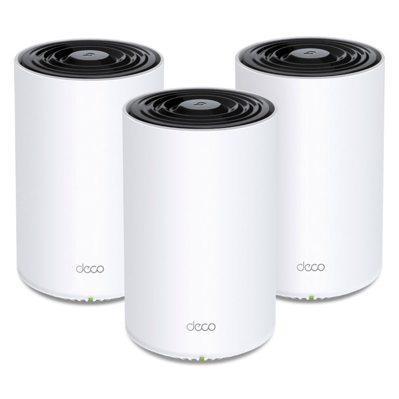 TP-LINK DECO X68(3-pack), Pack x3 Sistema WiFi 6 en malla para todo el hogar AX3600 Triple banda IA Control por voz Alexa