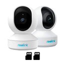 REOLINK E1 2K 2-PACK 64GB Camara de seguridad WIFI 3MP 12M