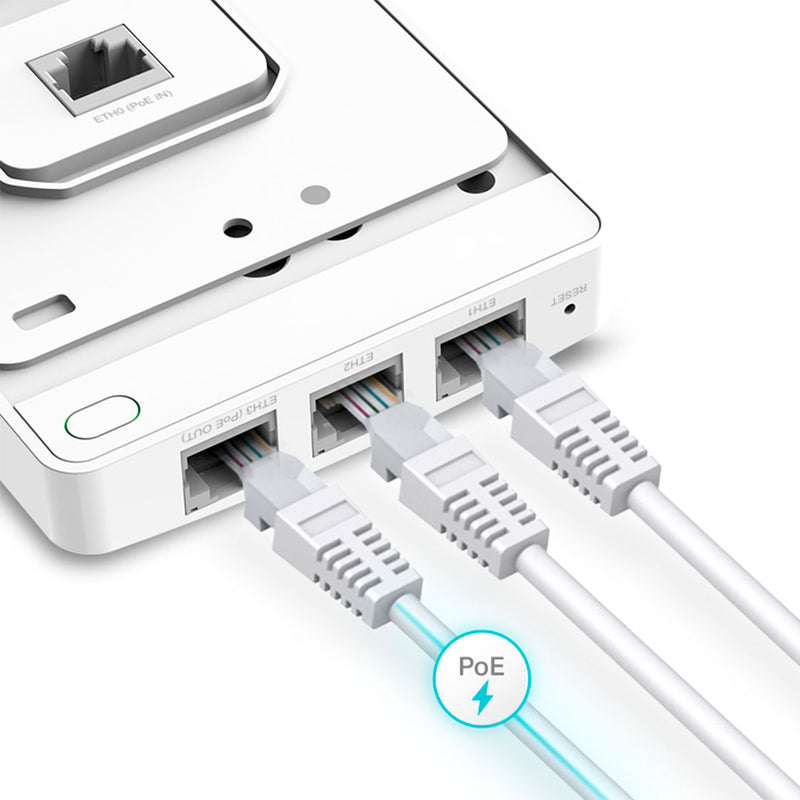 TP-LINK EAP235-WALL Punto de acceso Wifi 11AC inalámbrico gigabit doble banda AC1200 de pared MU-MIMO OMADA