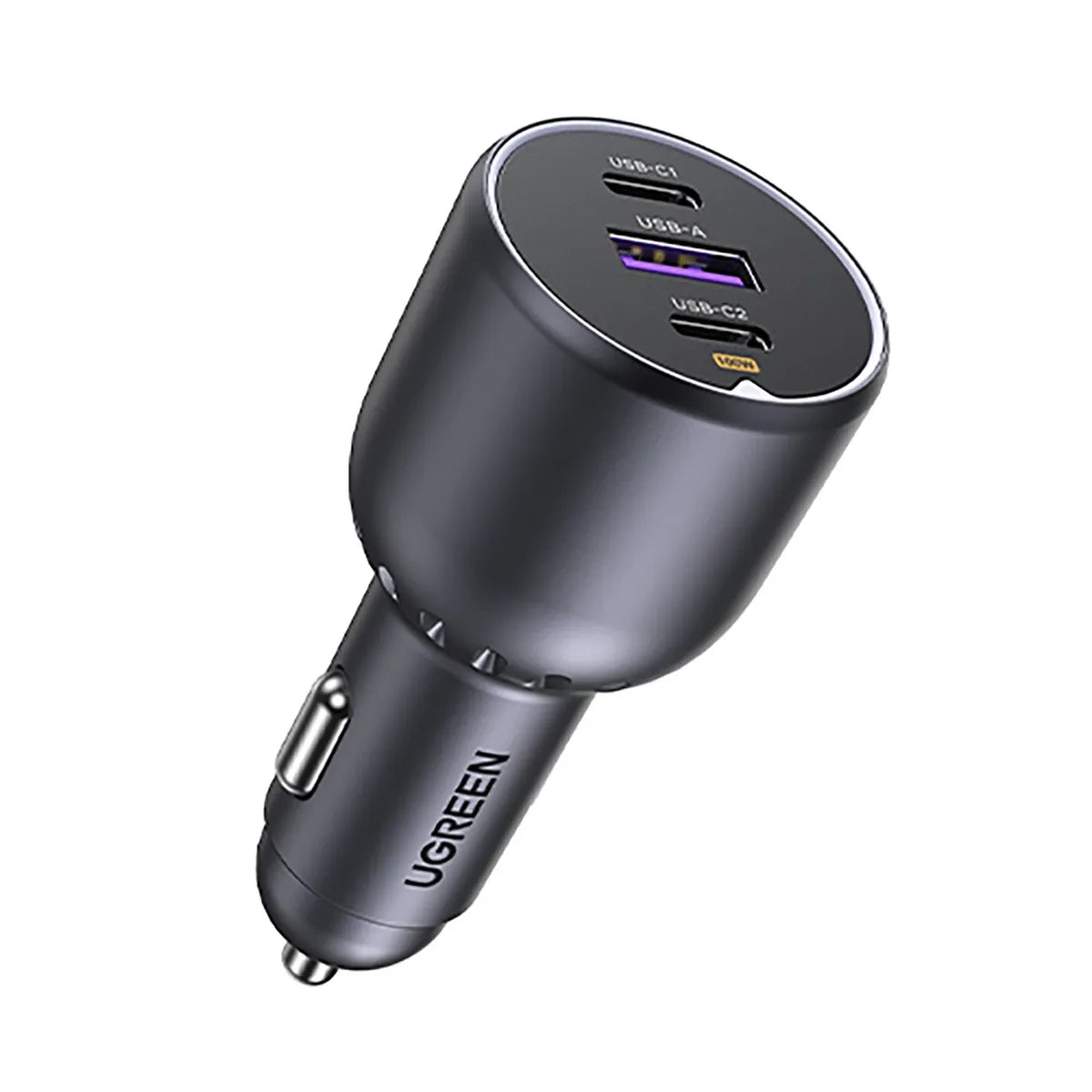 UGREEN EC705 35025 Cargador para Auto 130W 2x USB-C 1x USB-A