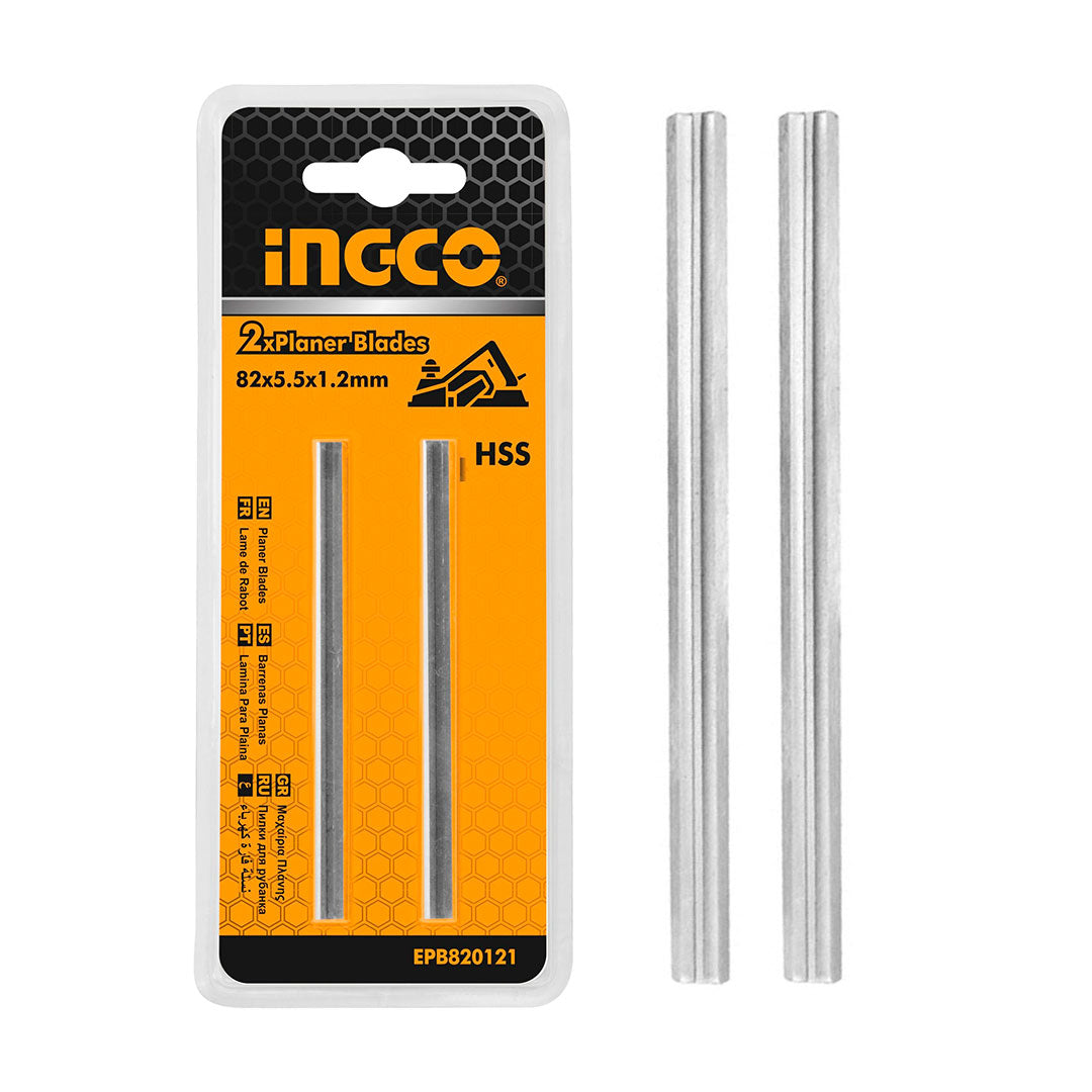 INGCO EPB820121 Cuchilla para cepillo PL10508 82X5.5X1.2mm