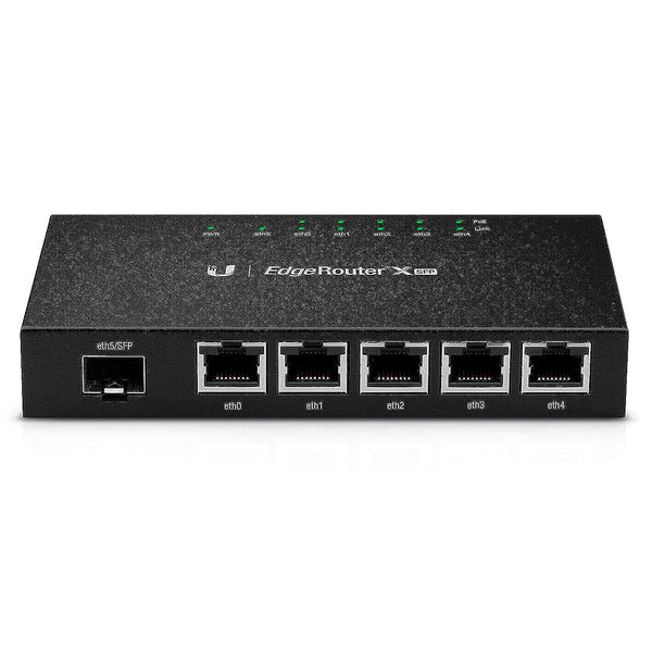 UBIQUITI ER-X-SFP, Router Edgerouter X SFP de 5 puertos Gigabit + 1 puerto SFP