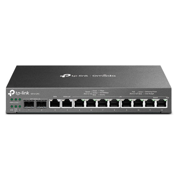 TP-LINK ER7212PC Router VPN gigabit Omada 3 en 1 salida POE+