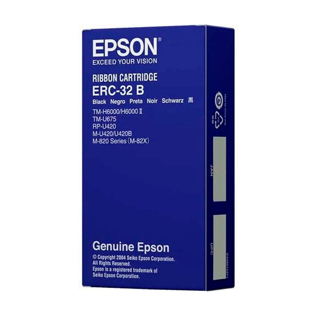 EPSON ERC-32B Cinta Ribbon Negra para Impresoras de Punto de Impacto