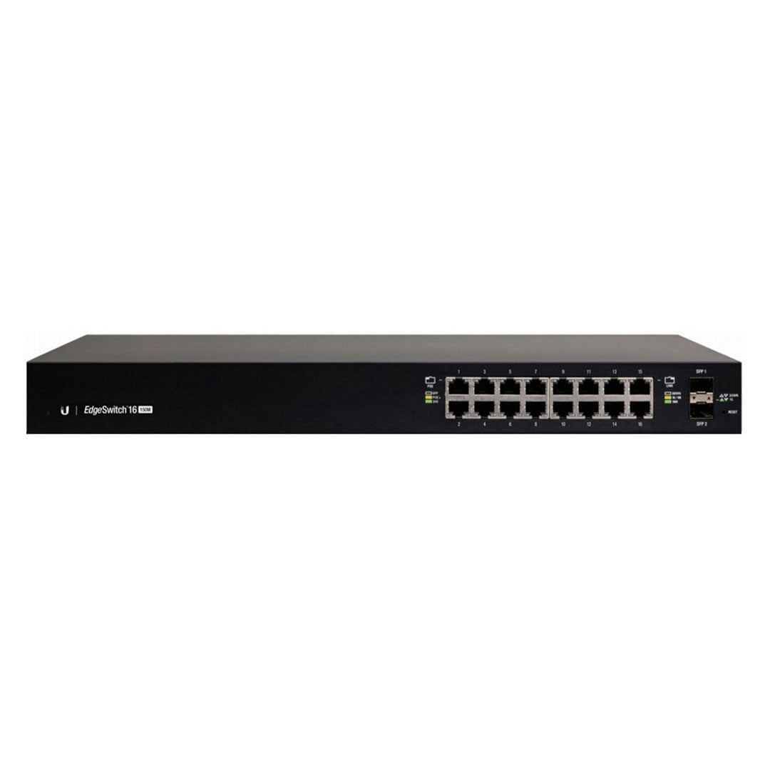 UBIQUITI ES-16-150W Switch PoE EDGEMAX 16 PUERTOS 2SFP 150W L2