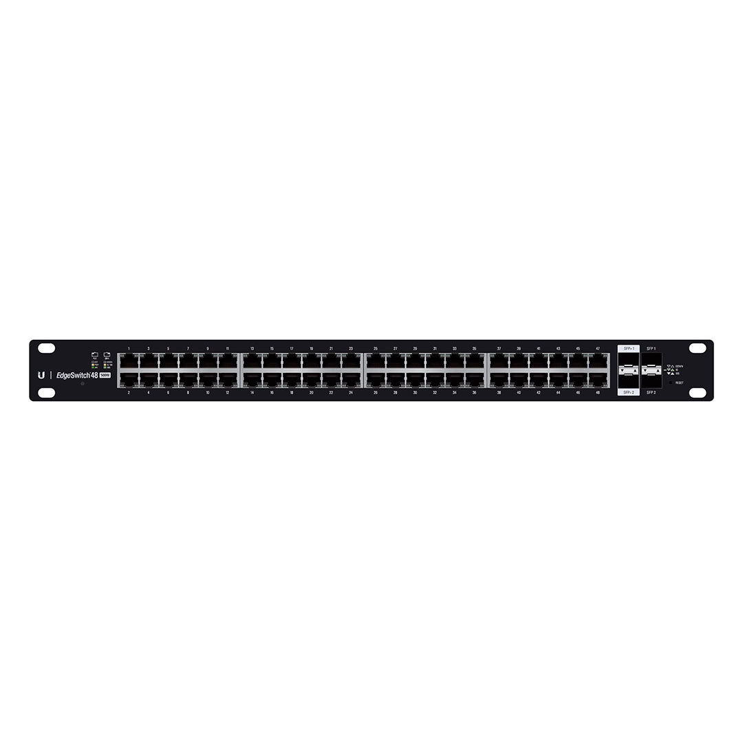 UBIQUITI ES-48-500W Switch PoE EDGEMAX 48 PUERTOS 2SFP 500W L2