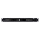 UBIQUITI ES-48-500W 48-Port Gigabit Managed EdgeMax Switch with 24v PoE+/Passive PoE + 2 SFP ports + 2 SFP+ ports, 500 w