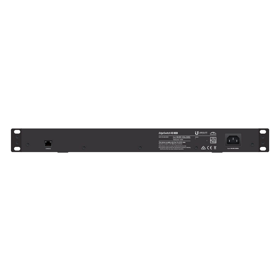 UBIQUITI ES-48-500W Switch PoE EDGEMAX 48 PUERTOS 2SFP 500W L2