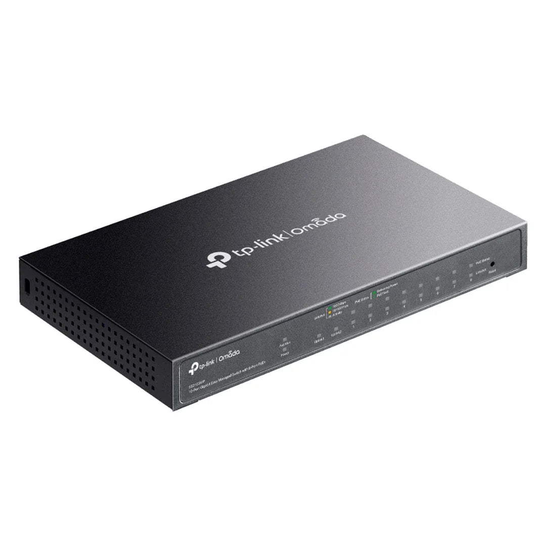 TP-LINK ES210GMP Switch Omada PoE 8 Puertos con 10 Puertos Gigabit