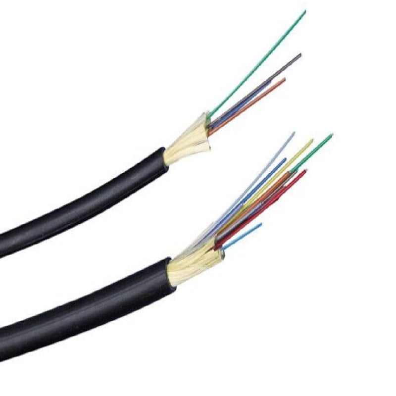 MMC EXTCT-12-50-OM3 Cable de FO 12 fibras 50/125 OM3 exterior reforzado tubo central negro x 90mts