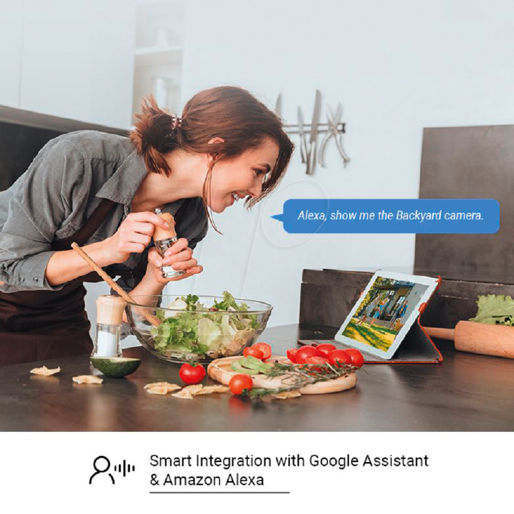 EZVIZ H3c 3K WIFI security camera 5MP 2-way audio Alexa, detects human