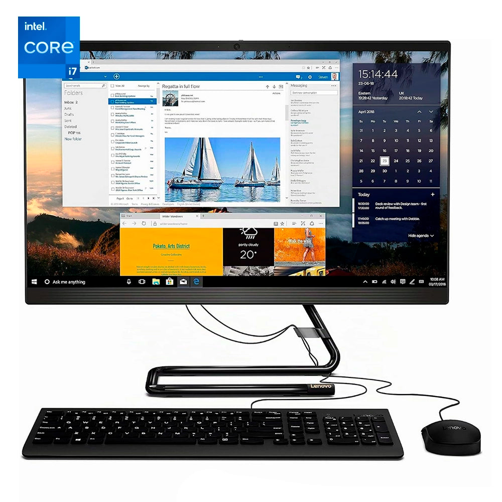 LENOVO F0EY00NKLD IdeaCentre AIO 3 27IMB05 All-in-One 27" FHD IPS Intel Core i7-10700T 8GB DDR5 256GB SSD Windows 10 Pro
