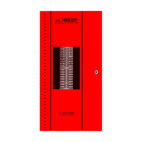 MIRCOM FA-301-12LDR Panel de Alarma contra Incendio convencional 12 zonas 24v 2 hilos