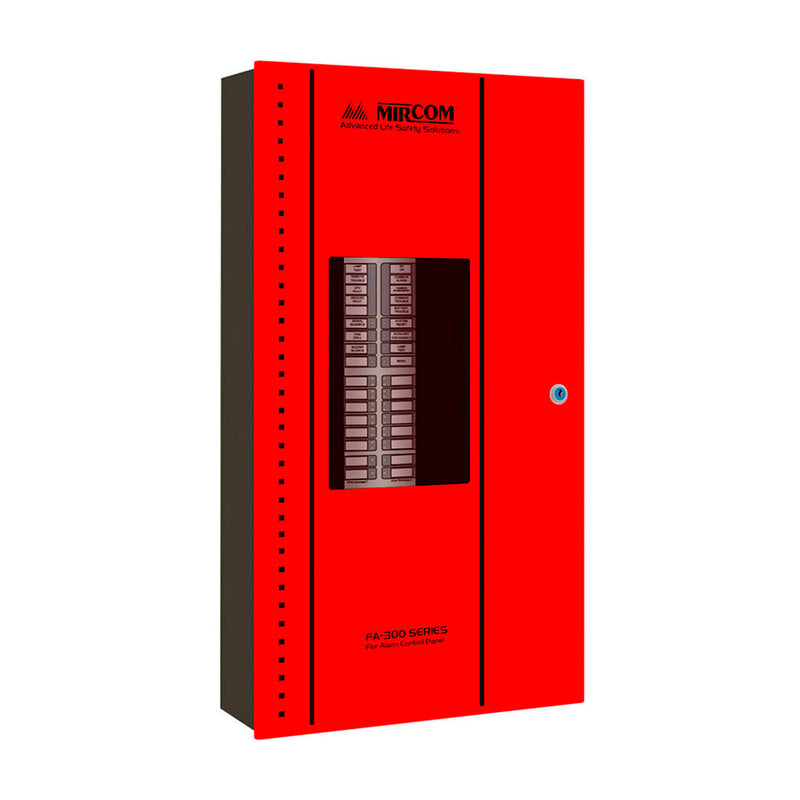 MIRCOM FA-301-12LDR Panel de Alarma contra Incendio convencional 12 zonas 24v 2 hilos