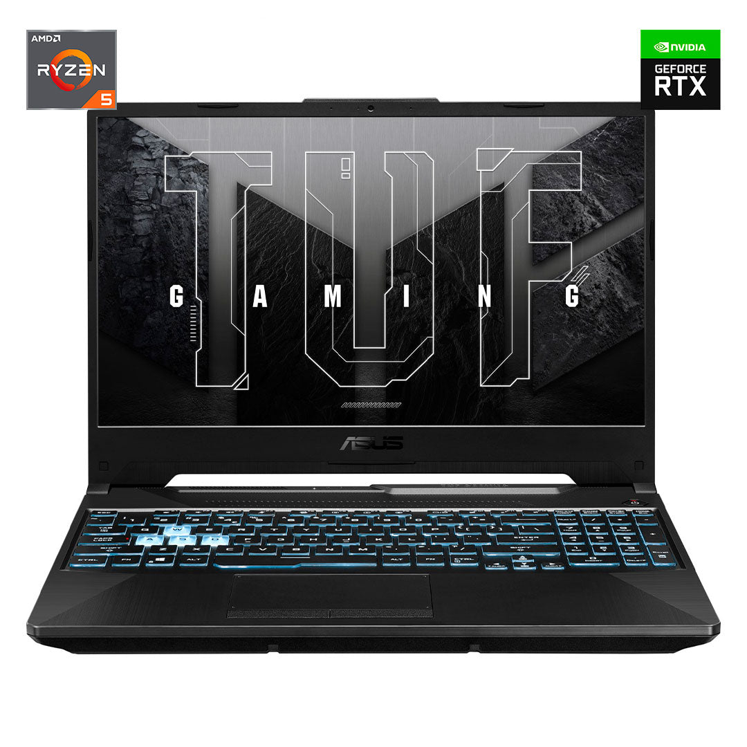 ASUS TUF A15 Laptop Gaming Ryzen 5 7535HS 3.3GHz, 15.6" FHD IPS, RTX 3070 4GB, 16GB DDR5, SSD M.2 512GB, FreeDOS, FA506NC-HN016