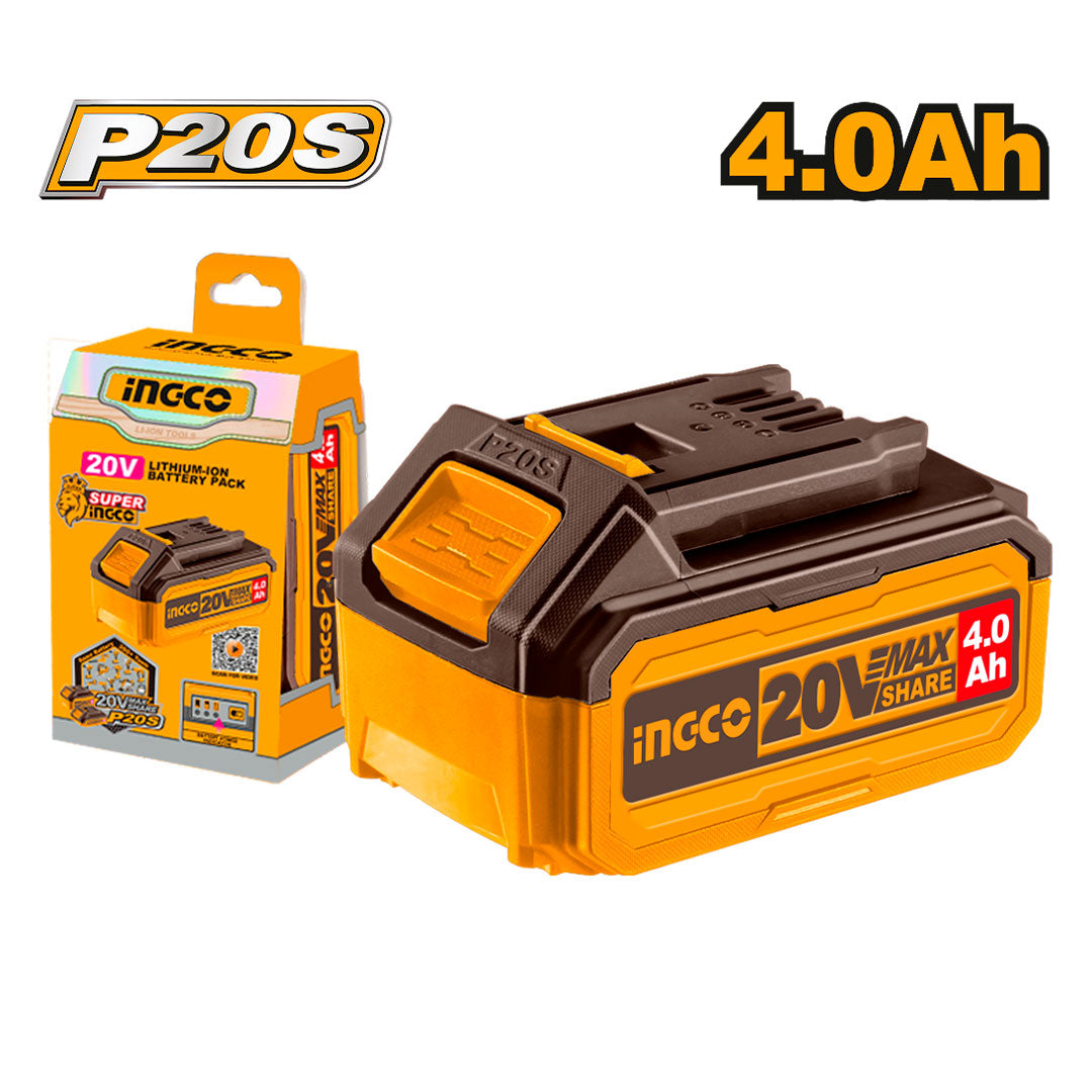INGCO FBLI20021 Batería de litio 20V 4.0AH para P20S