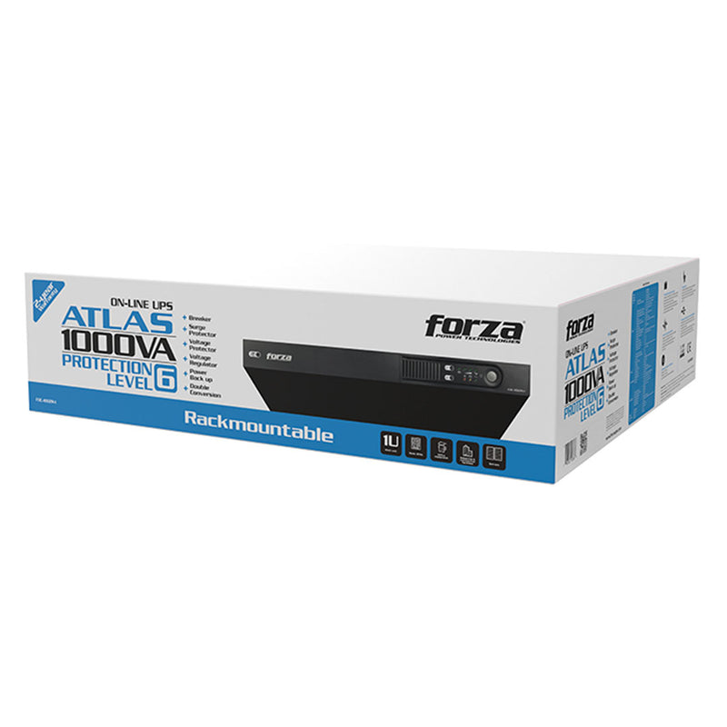 FORZA FDC-1002R-I UPS Online 1000VA 900W 3 salidas