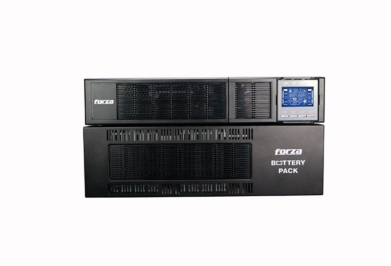 FORZA FDC-206KMR UPS Online 6KVA 6KW Escalable Bastidor 220V