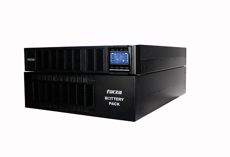 FORZA FDC-206KMR UPS Online 6KVA 6KW Escalable Bastidor 220V