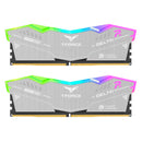 TEAMGROUP DELTA Memoria RAM RGB ECO DDR5 32GB 2x16GB Plata