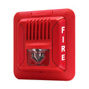 MIRCOM FHS-400-RR Siren with strobe light 24V wall mount