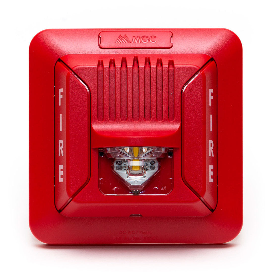 MIRCOM FHS-400-RR Sirena con luz estrobo 24V montaje en pared