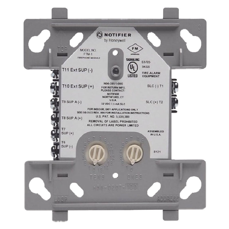 NOTIFIER FTM-1 Módulo de control de teléfono contra incendios direccio