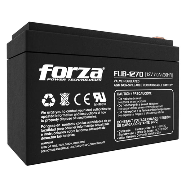 FORZA FUB-1270 Batería sellada recargable 12v 7Ah