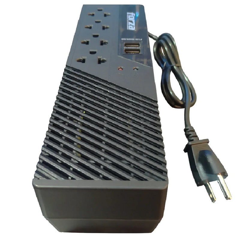 FORZA FVR-1012USB, Estabilizador Regulador de energía 500W 1000VA 2USB 4 tomas Level 4