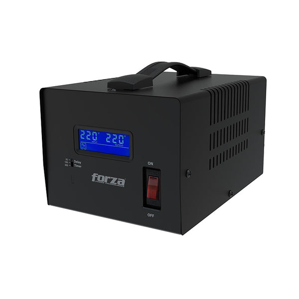 FORZA FVR-6002 Estabilizador Regulador de Voltaje 6000VA 3000W 3 Tomas 220V