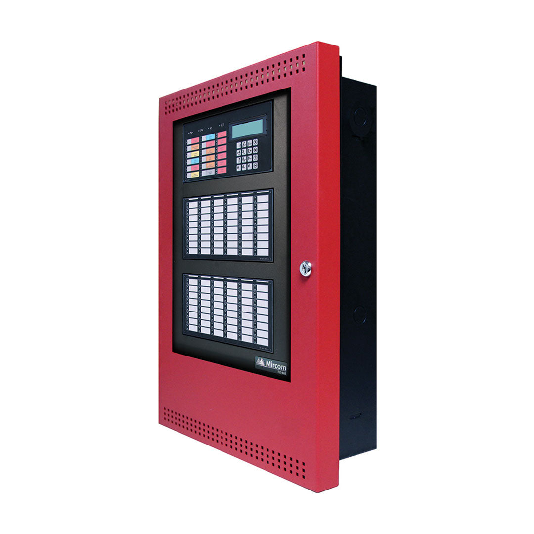 MIRCOM FX-401R Panel de alarma contra incendio direccionable de 240 puntos expandible a 3 lazos
