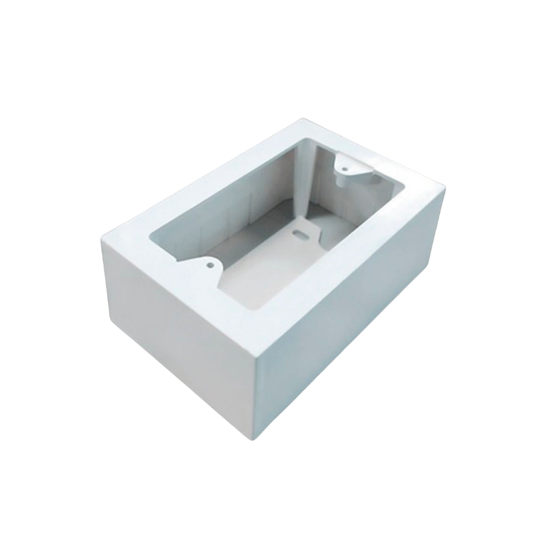 Caja Modular Rectangular PVC 4X2" Adosable Simple Para Instalacion Electrica