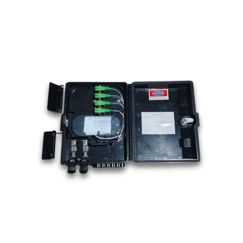 DIXON GFS-8B Caja NAP de Empalme con Splitter 1x8 SC-APC y 8 Acopladores Monomodo