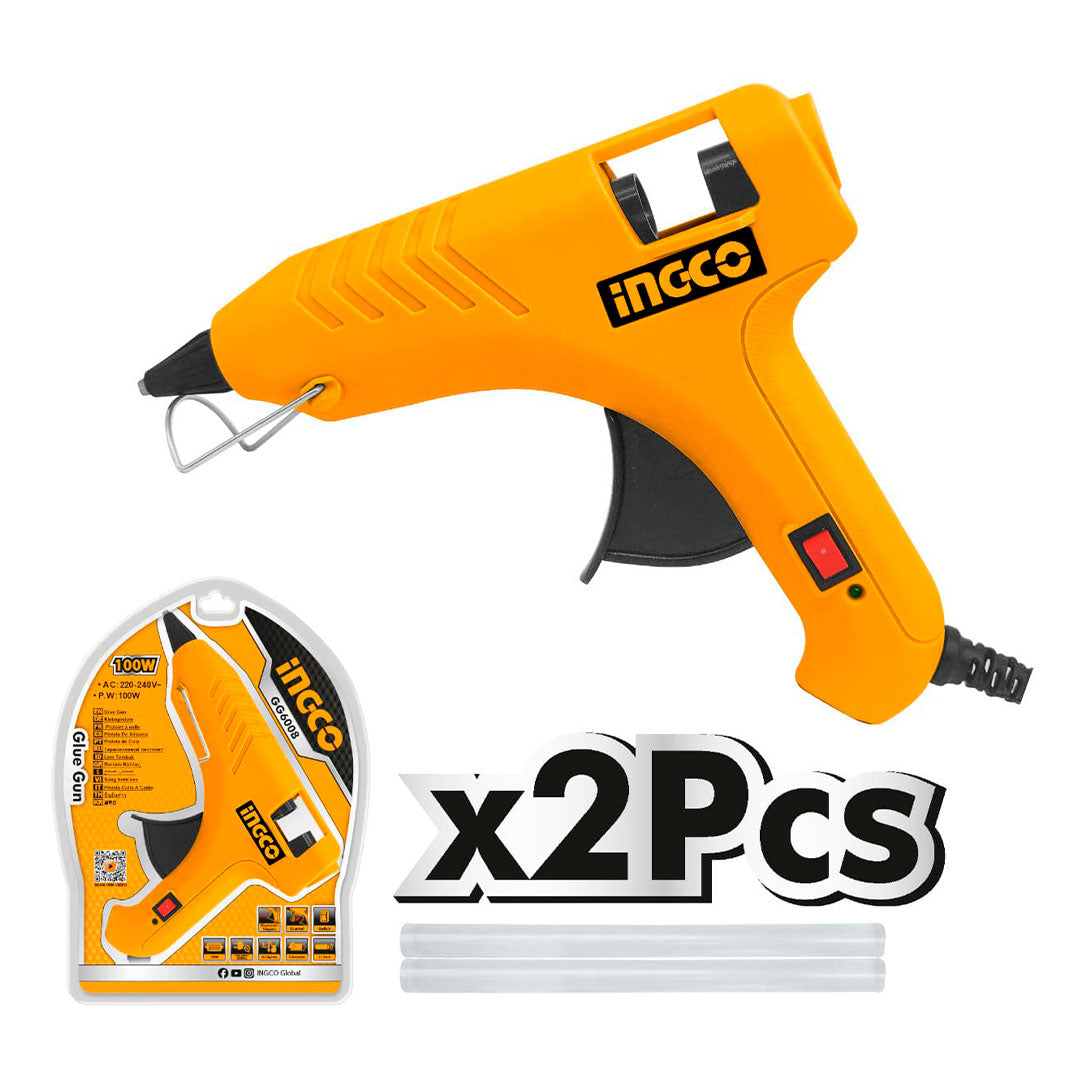 INGCO GG6008 Pistola de silicona caliente 100w 13-18g/min