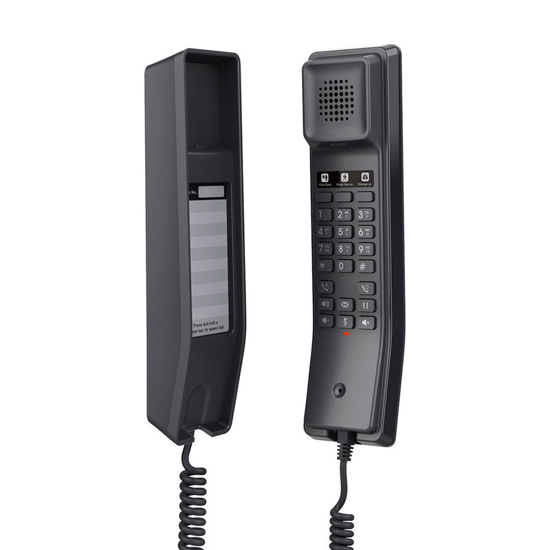 GRANDSTREAM GHP611 Telefono IP hotelero 2 lineas SIP con 2 cuentas, color negro