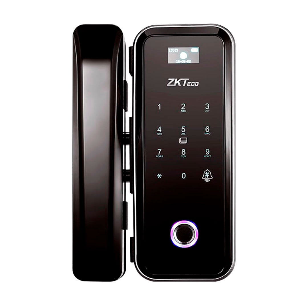 ZKTECO GL300/R Cerradura Inteligente Derecho con Lector de Huella, Tarjeta MIFARE, código