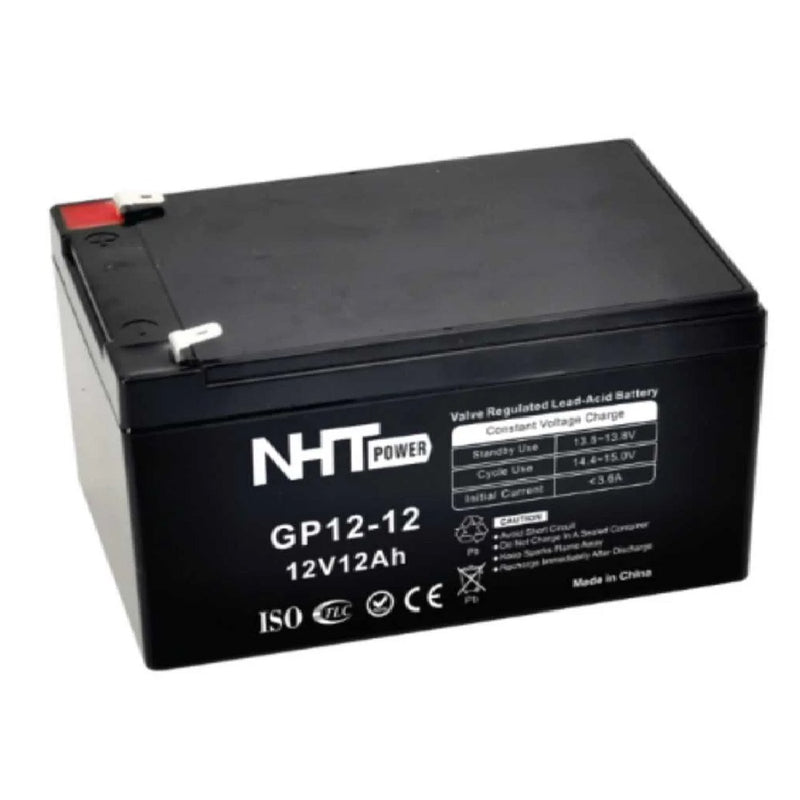 NHT WIRE GP12V12AH Batería 12amp 12v