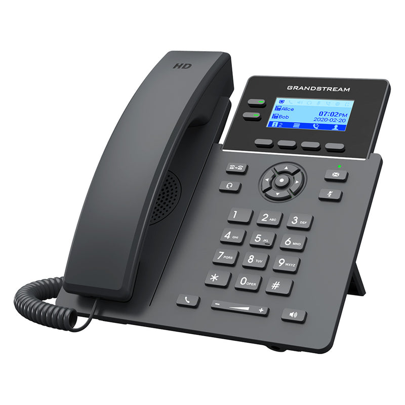 GRANDSTREAM GRP2602P Telefono IP poe grado operador  2 teclas de linea y 4 cuentas SIP. No incluye fuente