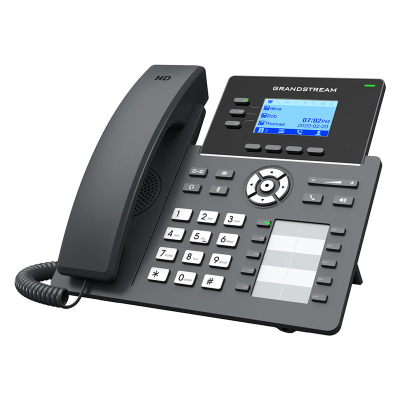GRANDSTREAM GRP2604P Teléfono IP Poe Operador, 6 SIP, 10 teclas BLF 10/100/1000Mbps LCD 2,7" No incluye fuente